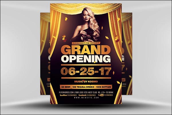 Grand Opening Event Flyer Templates