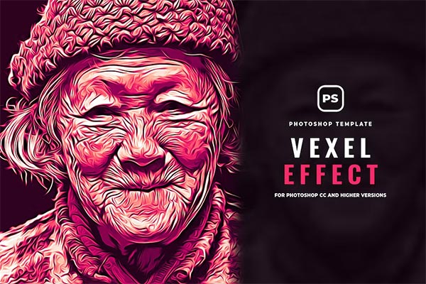 Vexel Effect Photoshop