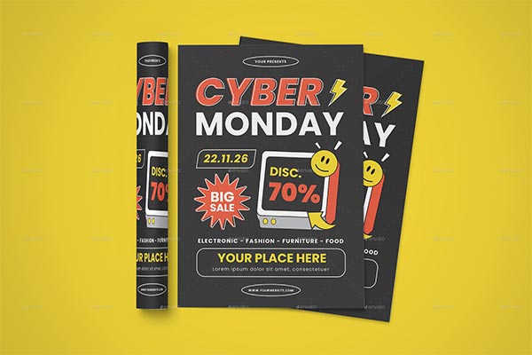 Cyber Monday Flyer Template