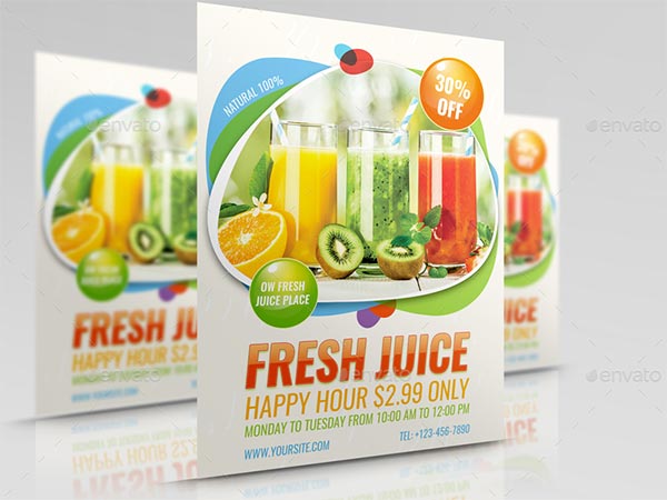 Fresh Juice Flyer Template