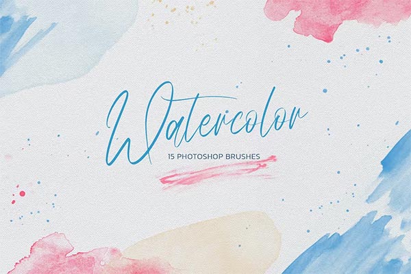 Commercial Watercolor Photoshop Brushes 