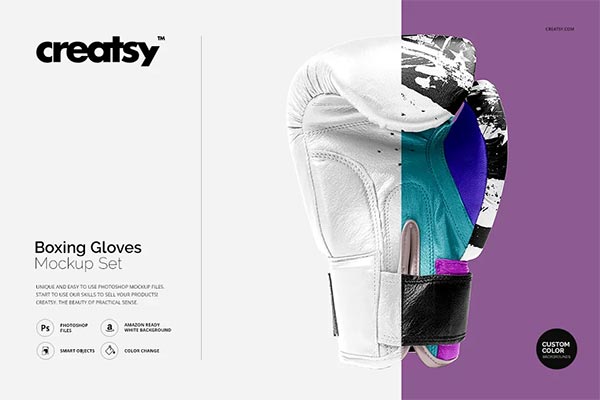 Boxing Gloves Mockup Set