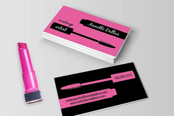 Makeup Artist Business Card Designs