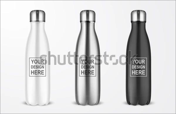 Water Bottle PSD Mock-Up