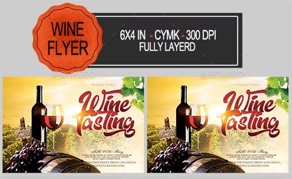 Wine Tasting Flyer Designs