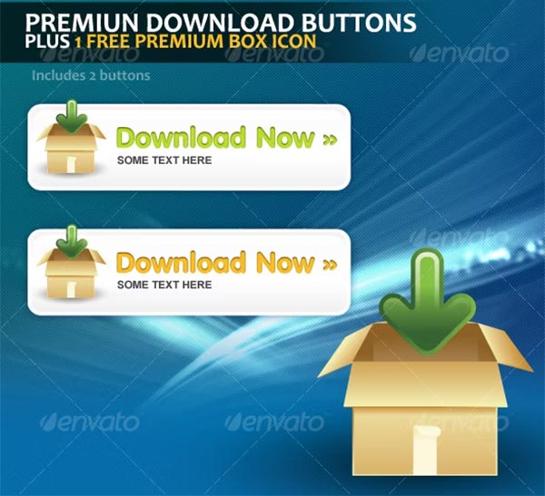 Premium Download Button Template