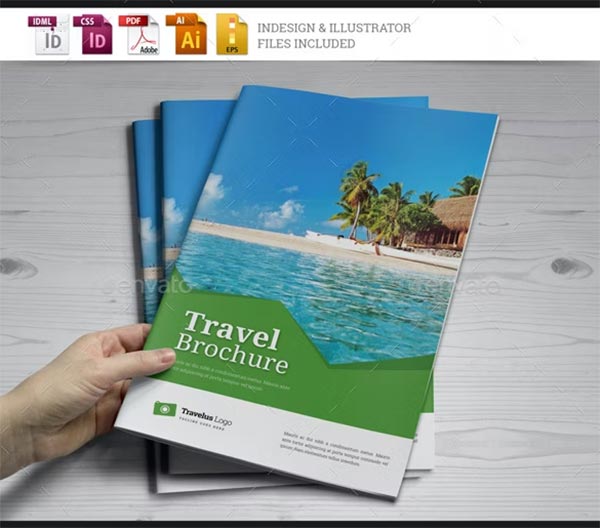 Travel Brochure Catalog InDesign Template