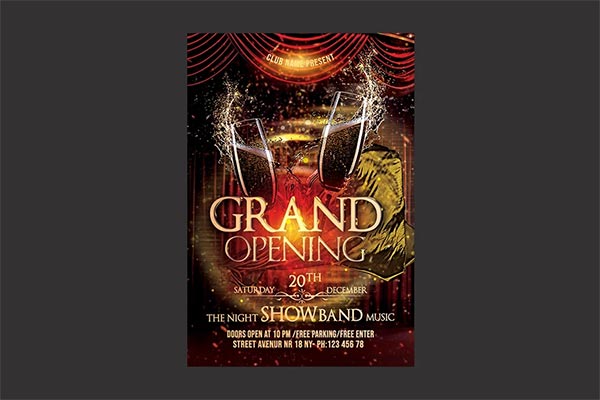 Grand Opening Event Flyer