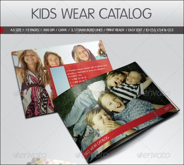 Kids Wear Catalog Template