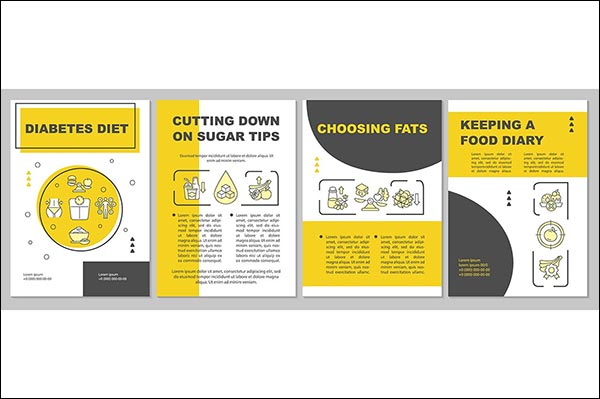 Diabetes Diet Brochure Template