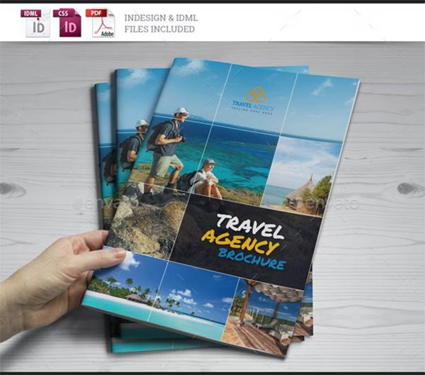 Travel Agency InDesign Brochure Catalog InDesign Template