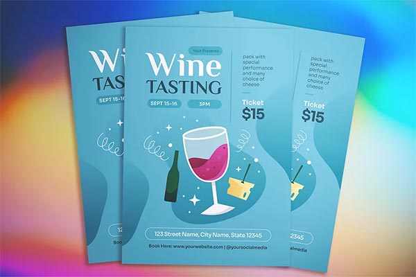 Wine Tasting Design Flyer