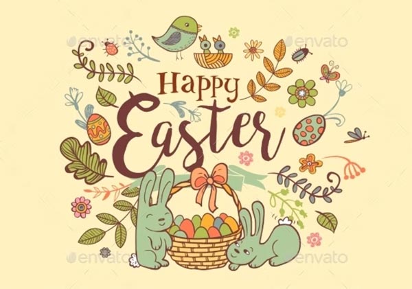 Easter Colorful Banner Templates