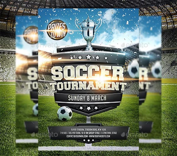 Soccer & Football Tournament Flyer Template