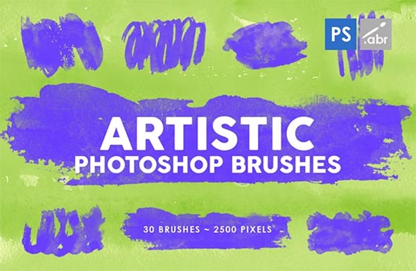Artistic Photoshop Stamp Brushes