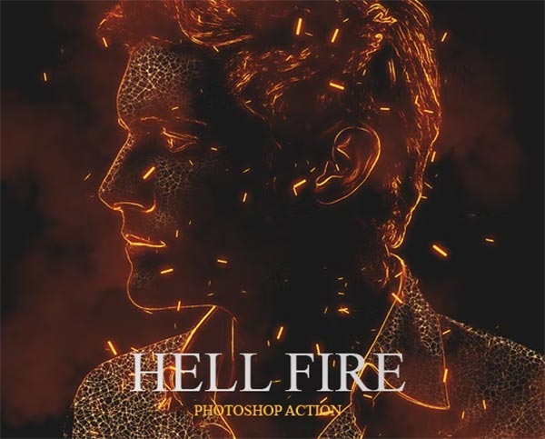 Hell Fire Photoshop Action