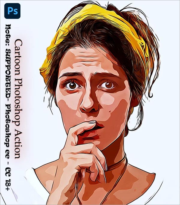 Cartoon Photoshop Action Cartoon Photoshop Action