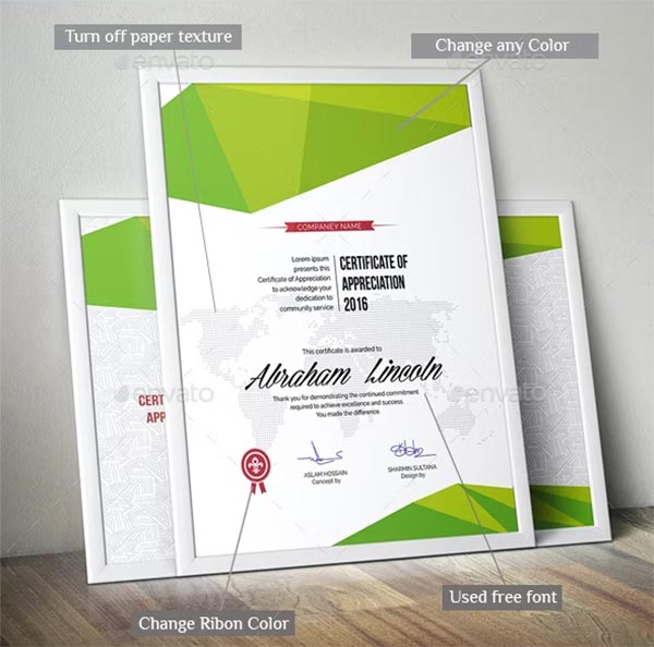 Simple Achievement Multipurpose Certificate