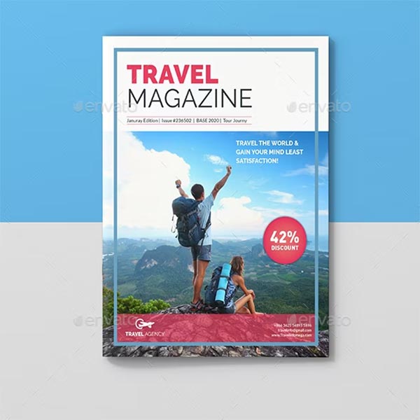 Travel Magazine Cataloge Template Design