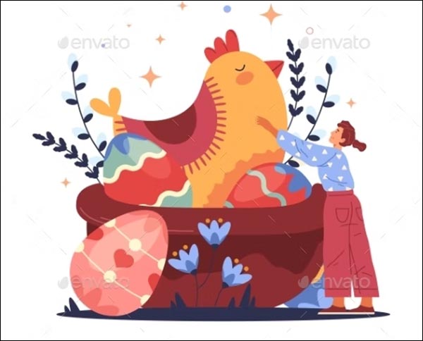 Vector Easter Banner or Card Templates